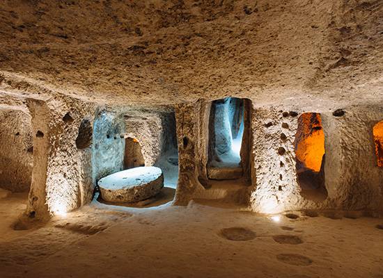 Villes souterraines à visiter en Cappadoce